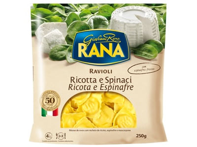 Massa Ravioli de Ricota e Espinafre Giovanni Rana 250g | Compre online ...