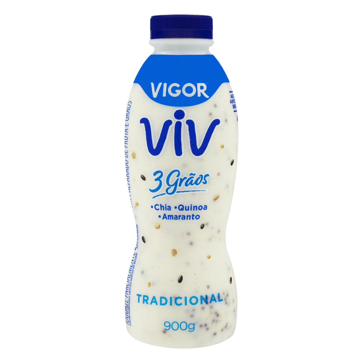 Iogurte Sabor 3 Grãos Tradicional Viv Vigor 800g