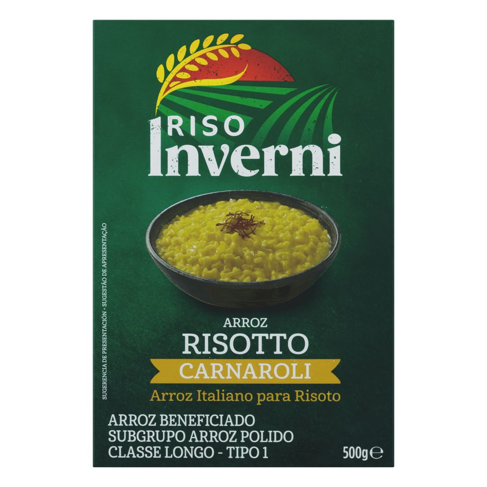 Arroz Italiano Carnaroli Tipo 1 Riso Inverni Caixa 500g