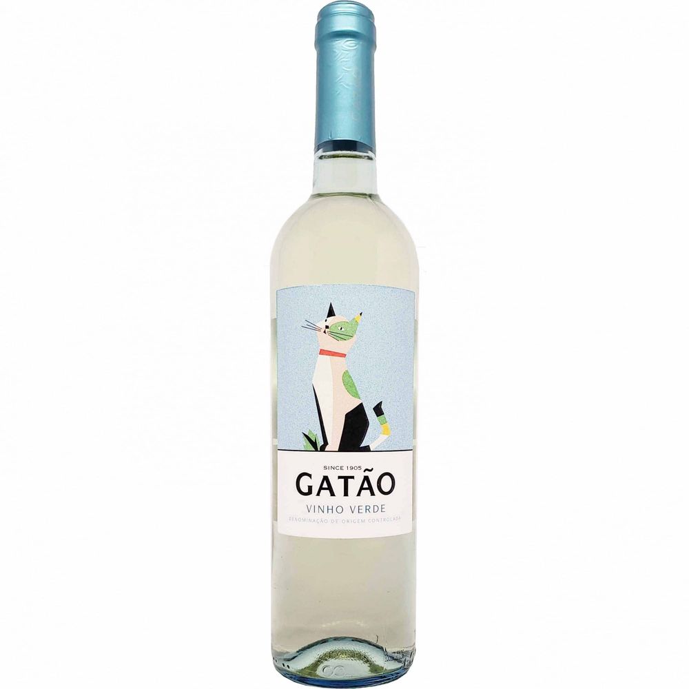 Vinho Branco Meio Seco Português Gatão 750ml