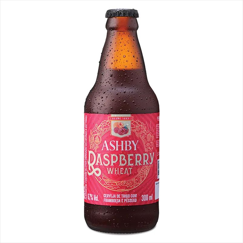 Cerveja Wheat Raspberry Ashby 300ml Garrafa | Boa Supermercados
