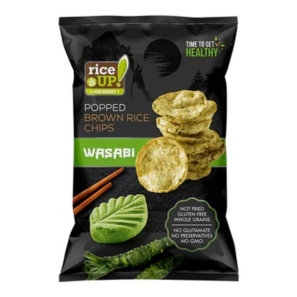 Salgadinho de Arroz sabor Wassabi Rice Up 60g | Compre online e receba ...