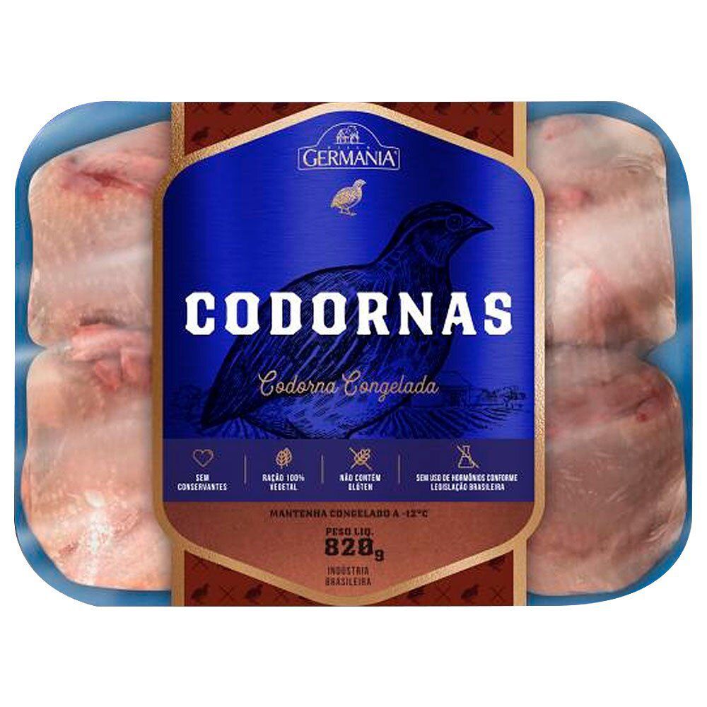 Codorna Villa Germania 820g | Compre online e receba em casa!